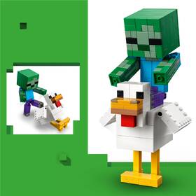 Stavebnice LEGO® Minecraft®  21582 Kuřecí žokej 

 obrázek produktu 7 z 9