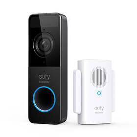 Videozvonek Anker Eufy Battery Doorbell Slim 1080p černý

 obrázek produktu 1 z 15