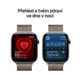 Chytré hodinky Apple GPS + Cellular 46mm pouzdro z přírodního titanu - přírodní milánský tah - M/L 

 obrázek produktu 4 z 8