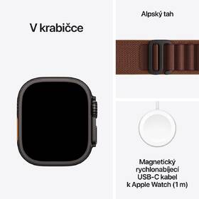 Chytré hodinky Apple GPS + Cellular 49 mm černý titan, burgundsky červený alpský tah - L 

 obrázek produktu 6 z 6