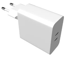 Nabíječka do sítě FIXED 2x USB-C, podpora PD, 65W bílá

 obrázek produktu 4 z 8