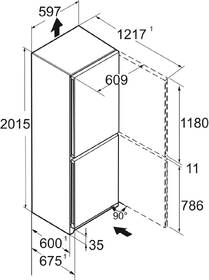 Chladnička s mrazničkou Liebherr CBNsda 572i nerez
