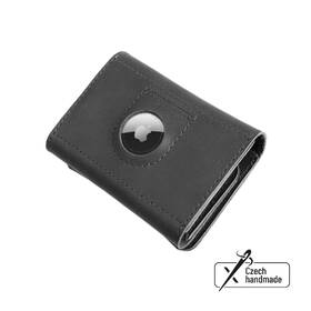 Peněženka FIXED Tripple Wallet pro AirTag z pravé hovězí kůže černá

 obrázek produktu 1 z 9