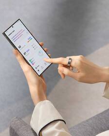 Chytrý prsten Samsung Galaxy Ring 6 stříbrná barva
