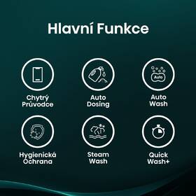 Pračka Hisense WF5S9045BW bílá barva
