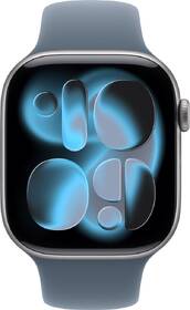 Řemínek Apple 46mm ocelově modrý sportovní – S/M 

 obrázek produktu 2 z 2