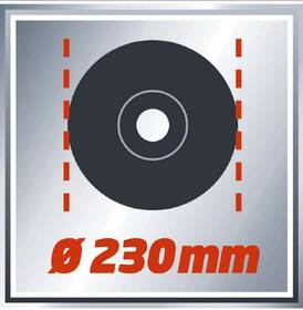 Úhlová bruska Einhell TE-AG 230  Expert 4430870 

 obrázek produktu 1 z 9