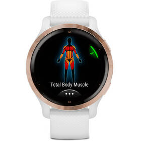 Chytré hodinky Garmin Venu 2S - Rose Gold / White Silicone Band 

 obrázek produktu 1 z 5