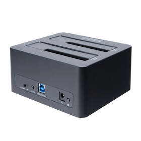 Box na HDD AKASA DuoDock X3 HDD/SSD, USB 3.1, 2.5" a 3.5", pro 2 disky současně 

 obrázek produktu 2 z 4