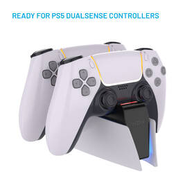 Dokovací stanice FIXED pro dva bezdrátové ovladače DualSense PlayStation 5 černá/bílá

 obrázek produktu 2 z 7