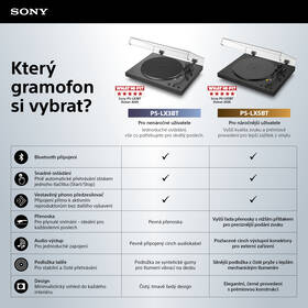 Gramofon Sony PS-LX5BT černý

 obrázek produktu 19 z 19