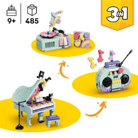 Stavebnice LEGO® Creator 3 v 1 31392 Hudební dekorace: Klavír s kočkou 

 obrázek produktu 3 z 9