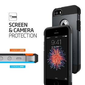 Kryt na mobil Spigen Apple iPhone 5/5s/SE - metal slate 

 obrázek produktu 11 z 11