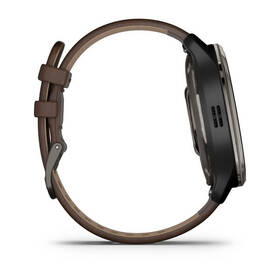 Chytré hodinky Garmin Venu 2 Plus - Slate/ Brown Leather Band 

 obrázek produktu 6 z 6