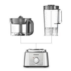 Kuchyňský robot KENWOOD FDP65820SI stříbrná barva
