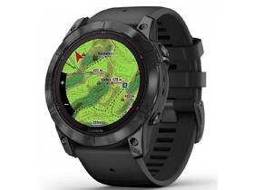Chytré hodinky Garmin fenix 7X Pro Sapphire Solar - Titan Carbon Grey / Black Silicone Band 

 obrázek produktu 2 z 11