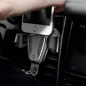 Držák na mobil Baseus Gravity s upevněním do ventilační mřížky černý

 obrázek produktu 6 z 6