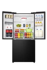 Americká lednice Hisense RQ5P470SMFE černá barva
