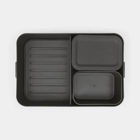 Jídelní box Brabantia Bento Make & Take, dark grey černý

 obrázek produktu 18 z 22