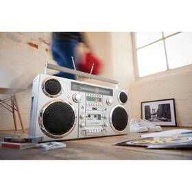 Radiomagnetofon s DAB+/CD GPO Brooklyn stříbrný

 obrázek produktu 19 z 20