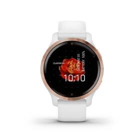 GPS hodinky Garmin Venu 2S - ZÁNOVNÍ - 12 měsíců záruka - Rose Gold/White Leather Band 

 obrázek produktu 1 z 7