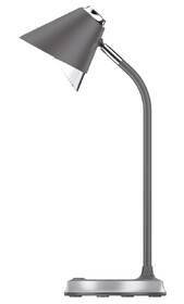 Stolní LED lampička IMMAX FINCH, Qi nabíjení, 9W stříbrná/šedá

 obrázek produktu 8 z 17
