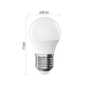 Žárovka LED EMOS Classic Mini Globe, 6,5 W, 806lm, E27, neutrální bílá 

 obrázek produktu 8 z 14
