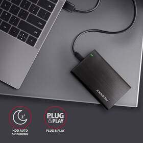 Box na HDD Axagon USB-C SATA 2.5 HDD 

 obrázek produktu 4 z 5