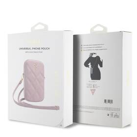 Taštička přes rameno Guess PU Quilted 4G Metal Logo růžová

 obrázek produktu 4 z 4