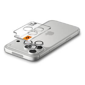 Tvrzené sklo Spigen tR EZ Fit Optik Pro na Apple iPhone 18 Pro Max/18 Pro (2 ks) stříbrné

 obrázek produktu 3 z 5