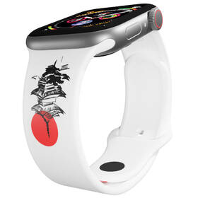 Řemínek Mi-Band na Apple Watch 42/44/45/49 mm - motiv Japonsko, bílý 

 obrázek produktu 2 z 3