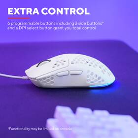 Myš Trust GXT 928W Helox Lightweight Wired bílá

 obrázek produktu 6 z 13
