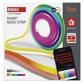 LED pásek EMOS GoSmart Neon, RGB, WiFi, BT, 3 m bílý

 obrázek produktu 3 z 7