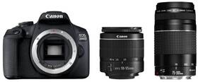 Digitální fotoaparát Canon 2000D + EF-S 18-55mm DC III + EF 75-300 DC III černý

 obrázek produktu 7 z 7