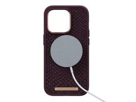 Kryt na mobil Njord Salm.Leather Magsafe na Apple iPhone 14 Pro - rust 

 obrázek produktu 1 z 6