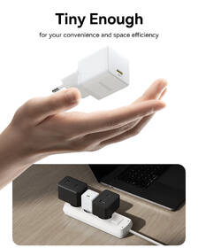 Nabíječka do sítě Baseus Palm 20W USB-C PD QC 3.0 bílá

 obrázek produktu 8 z 13