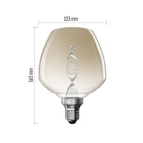 Žárovka LED EMOS DECO S123 "DNA", 3,5W, 130 lm, E27, teplá bílá+ 

 obrázek produktu 3 z 6