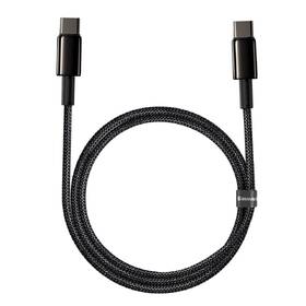 Kabel Baseus Tungsten Gold USB-C/USB-C, 100W, 1m černý

 obrázek produktu 3 z 4