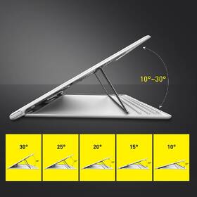Podstavec pro notebooky Baseus Portable Laptop Stand šedý/bílý

 obrázek produktu 10 z 12