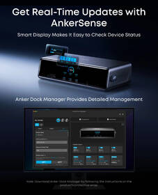 Dokovací stanice Anker Prime 14-in-1, Triple Display, DisplayLink, PD 140 W šedá

 obrázek produktu 4 z 7