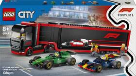Stavebnice LEGO® City 60445 Kamion F1® s vozy F1® RB20 a AMR24 

 obrázek produktu 8 z 9
