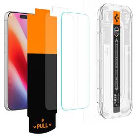Tvrzené sklo Spigen tR EZ Fit Pro HD na Apple iPhone 18 Pro/17 Pro/17/16 Pro (2 ks) průhledné

 obrázek produktu 3 z 9
