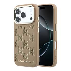 Kryt na mobil Karl Lagerfeld PU Perforated Monogram MagSafe na Apple iPhone 17 Pro béžový

 obrázek produktu 1 z 6