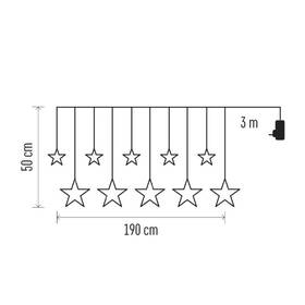 LED řetěz EMOS 125 WINDOW STARS, IP44, WW průhledný

 obrázek produktu 5 z 5