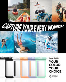 Pouzdro na mobil sportovní Spigen Aqua Shield WaterProof Case A601 - Aqua Blue 

 obrázek produktu 6 z 6