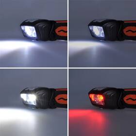 Čelovka Solight 150 + 100 lm, bílé a červené světlo, Li-Ion, USB 

 obrázek produktu 5 z 5