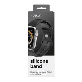 Řemínek Celly silikonový na Apple Watch 42/44/45 mm černý

 obrázek produktu 1 z 2