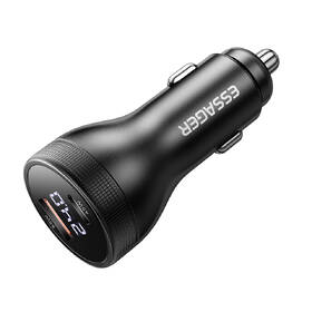 Adaptér do auta Essager 100W super rychlá USB-A, USB-C s digitálním displejem černý

 obrázek produktu 3 z 3
