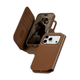 Pouzdro na mobil flipové PanzerGlass CARE na Apple iPhone 18 Pro / 17 Pro Tango 2v1 Wallet MagSafe hnědé

 obrázek produktu 1 z 4