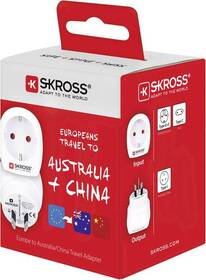 Cestovní adaptér SKROSS pro použití v Číně a Austrálii 

 obrázek produktu 6 z 6